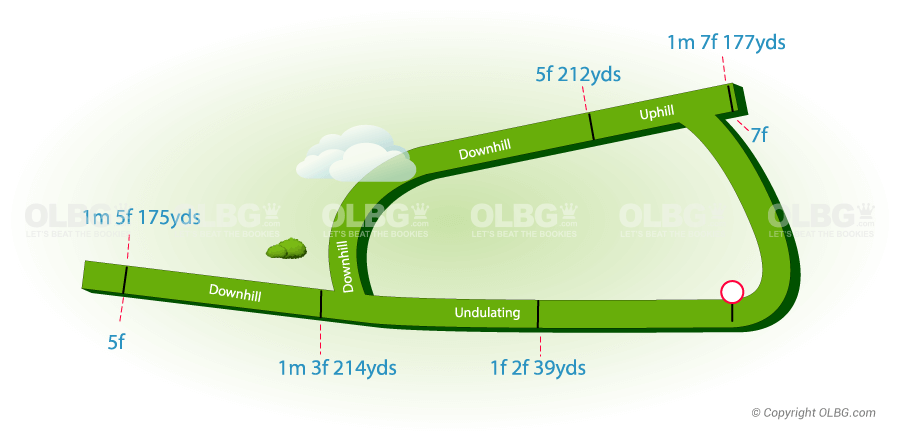Catterick Flat Racecourse Map