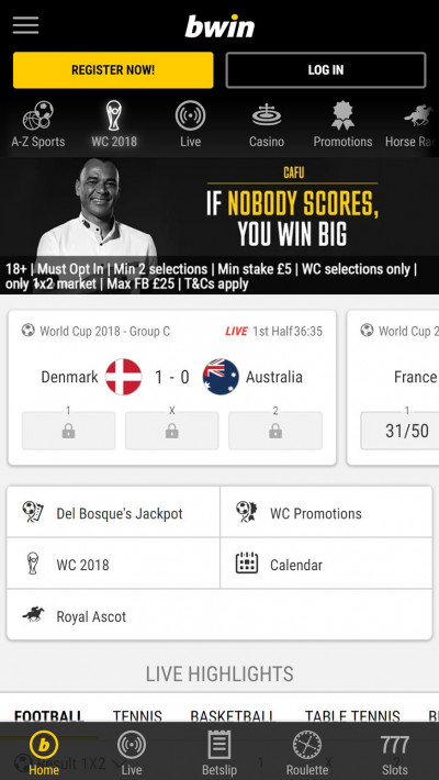 BWin mobile app