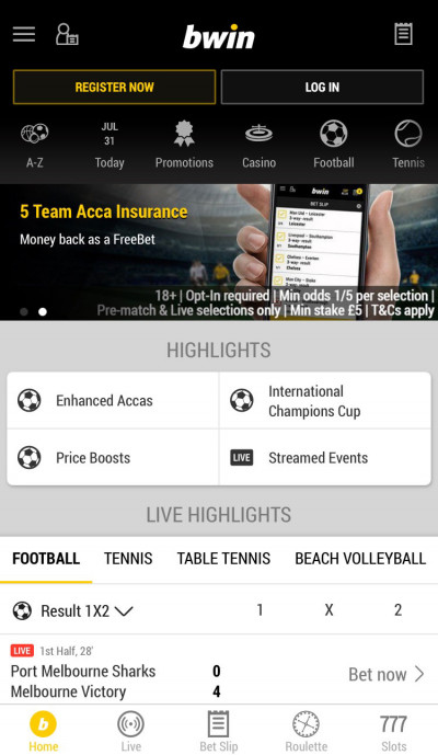 BWin ios app