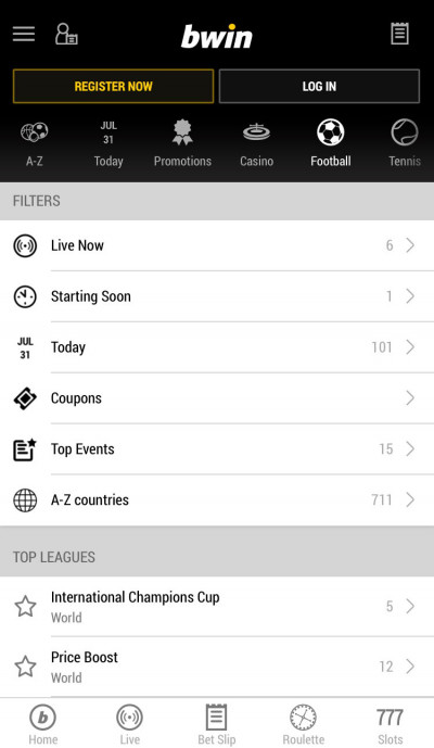 Bwin app - BWin ios app