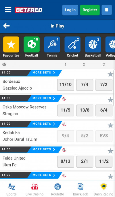 Betfred android app
