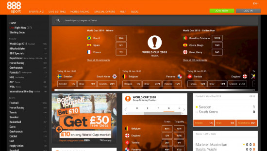 888 Sport Desktop - 888Sport desktop