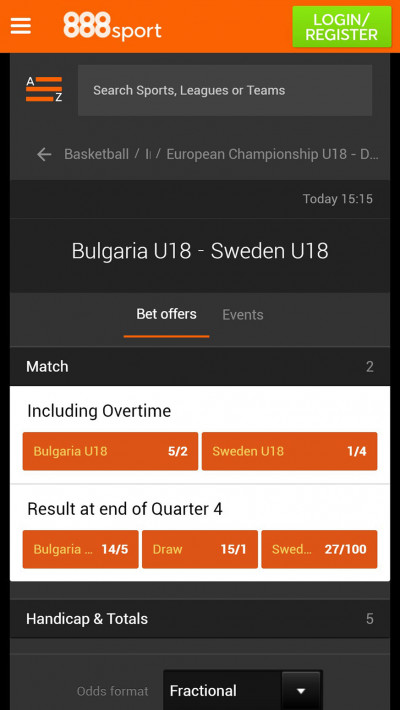 888 Sport Mobile - offers 888Sport mobile app