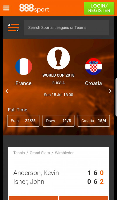 888 sport android app - Football 888Sport android app