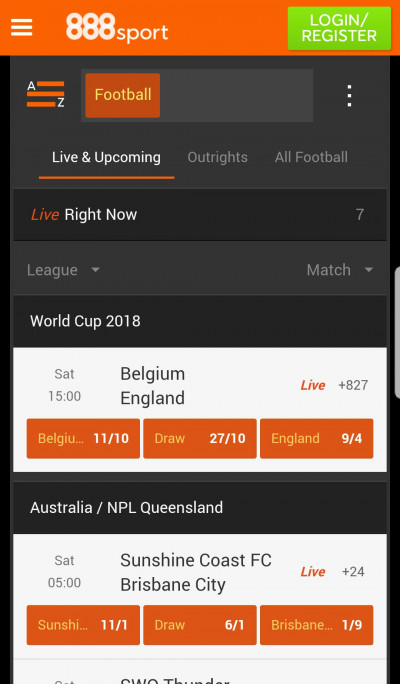 888Sport android app