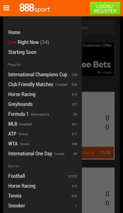 888 Sport app - sports betting 888Sport ios app