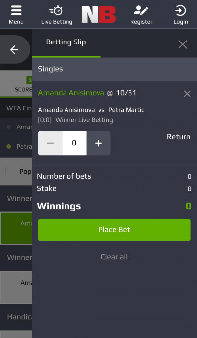 NetBet android app