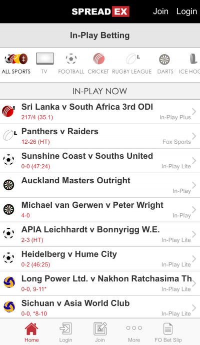 Spreadex ios app