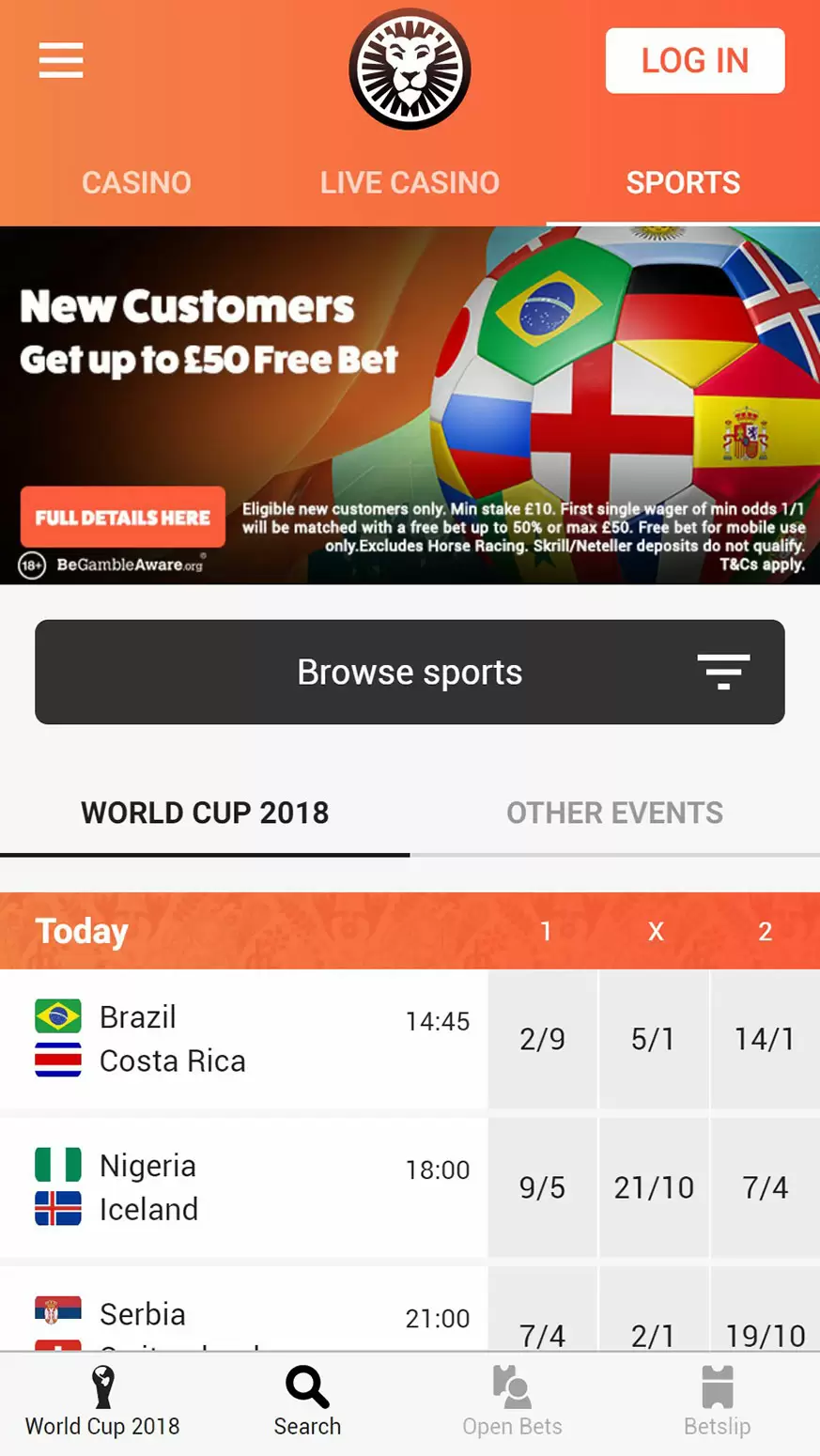 mobile app