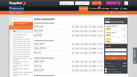 Tonybet Casino Login Tonybet Casino Login