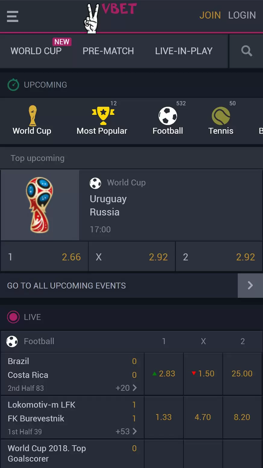mobile app