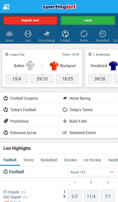 Sportingbet android app screenshot-2