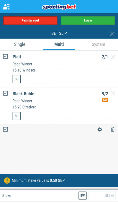 Sportingbet android app screenshot-4
