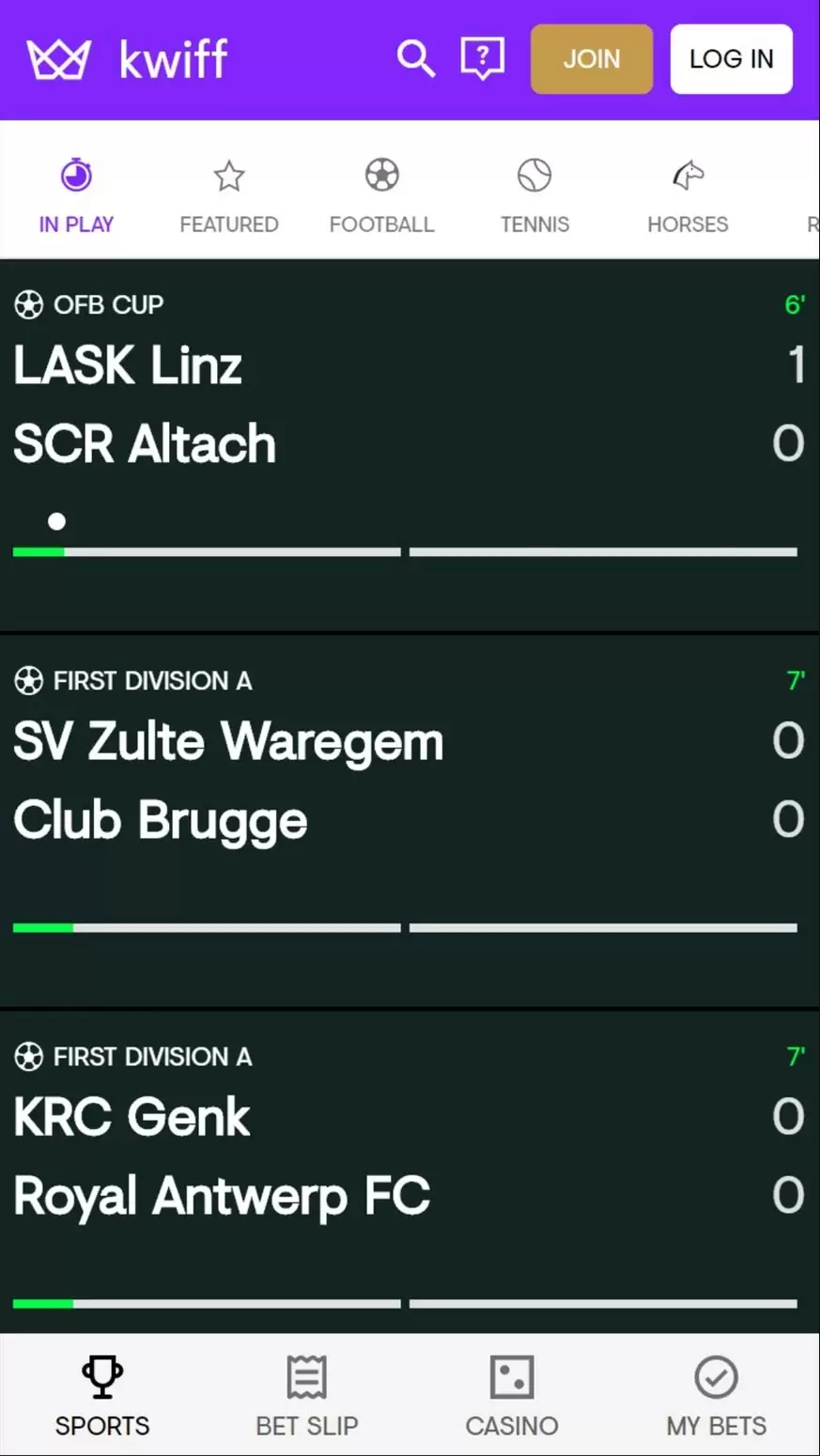mobile app
