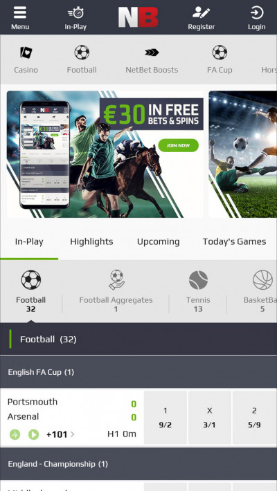 NetBet mobile app