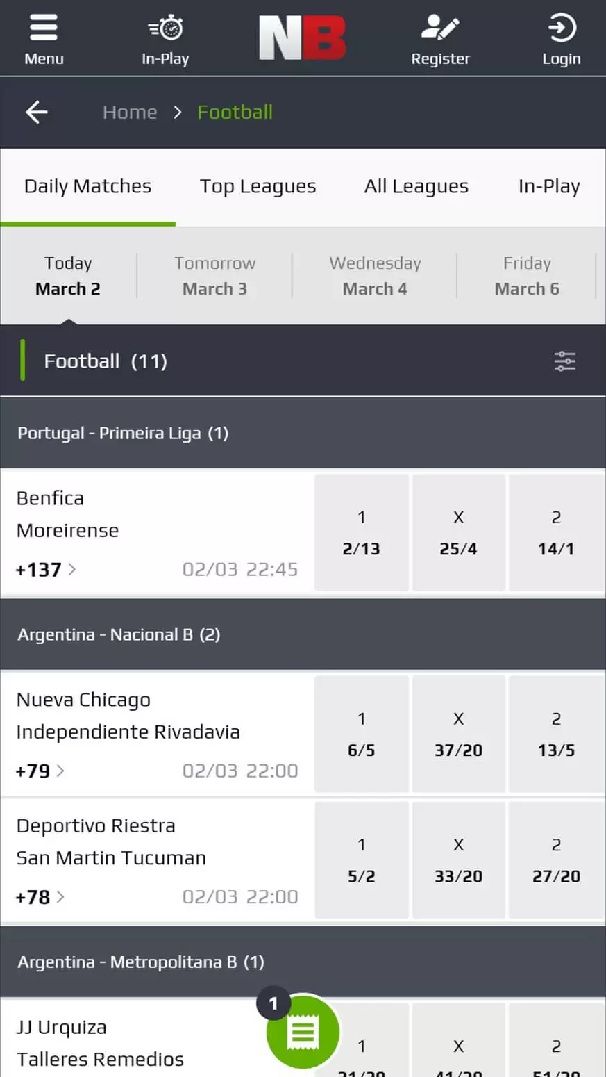 mobile app