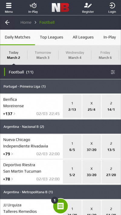 NetBet mobile app