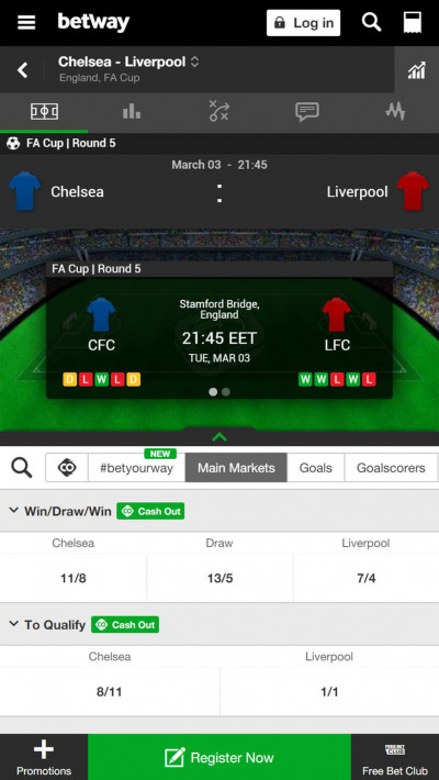 Betway mobile app