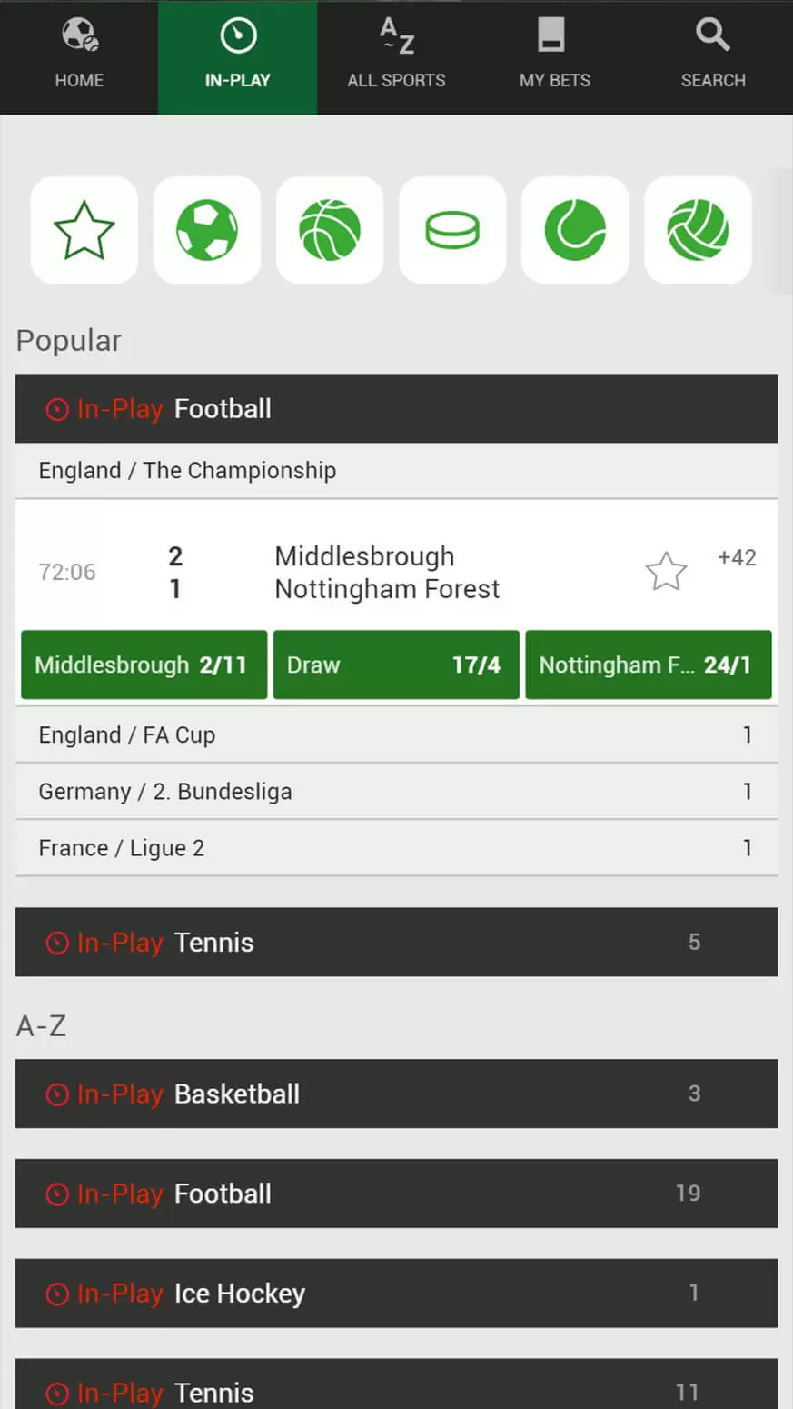 mobile app