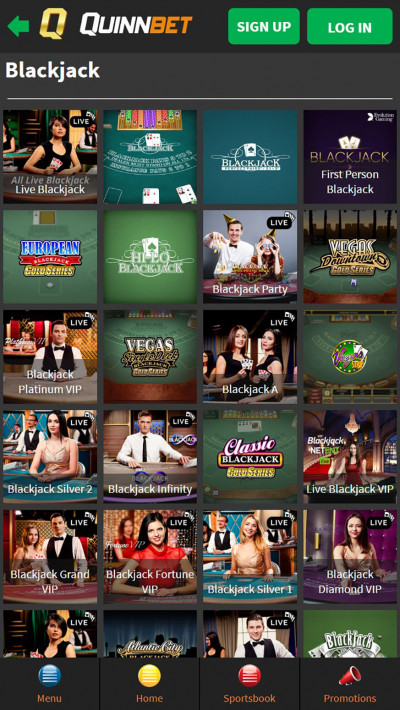 Quinnbet Casino mobile app