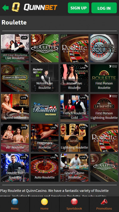 Quinnbet Casino mobile app