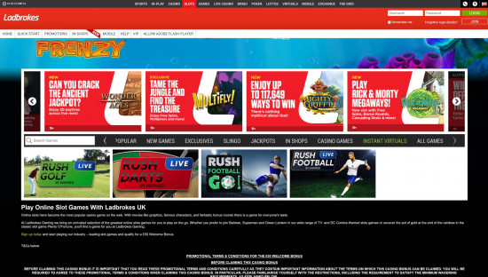 Ladbrokes Casino desktop screenshot-5