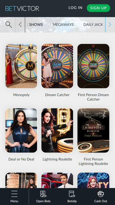 BetVictor Casino mobile app