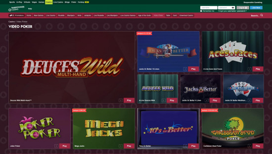 Paddy Power Casino desktop