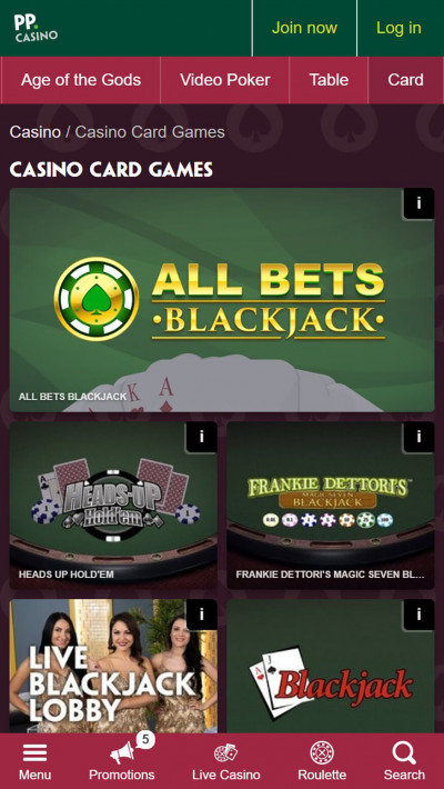 Paddy Power Casino mobile app screenshot-3