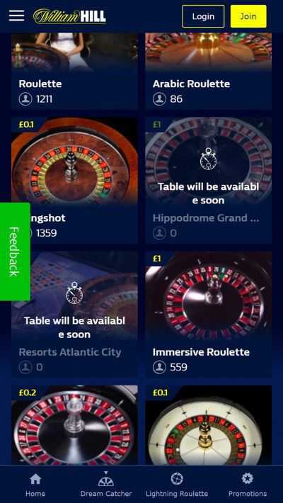 William Hill Casino mobile app