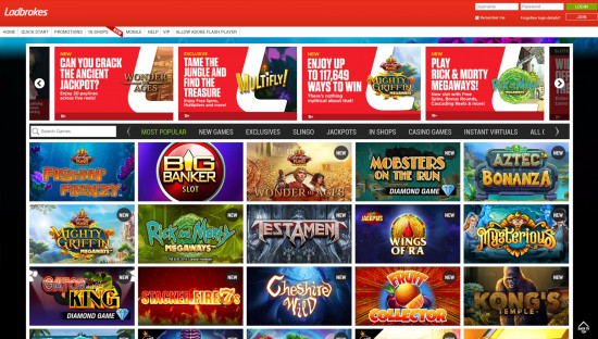Ladbrokes Casino desktop screenshot-2