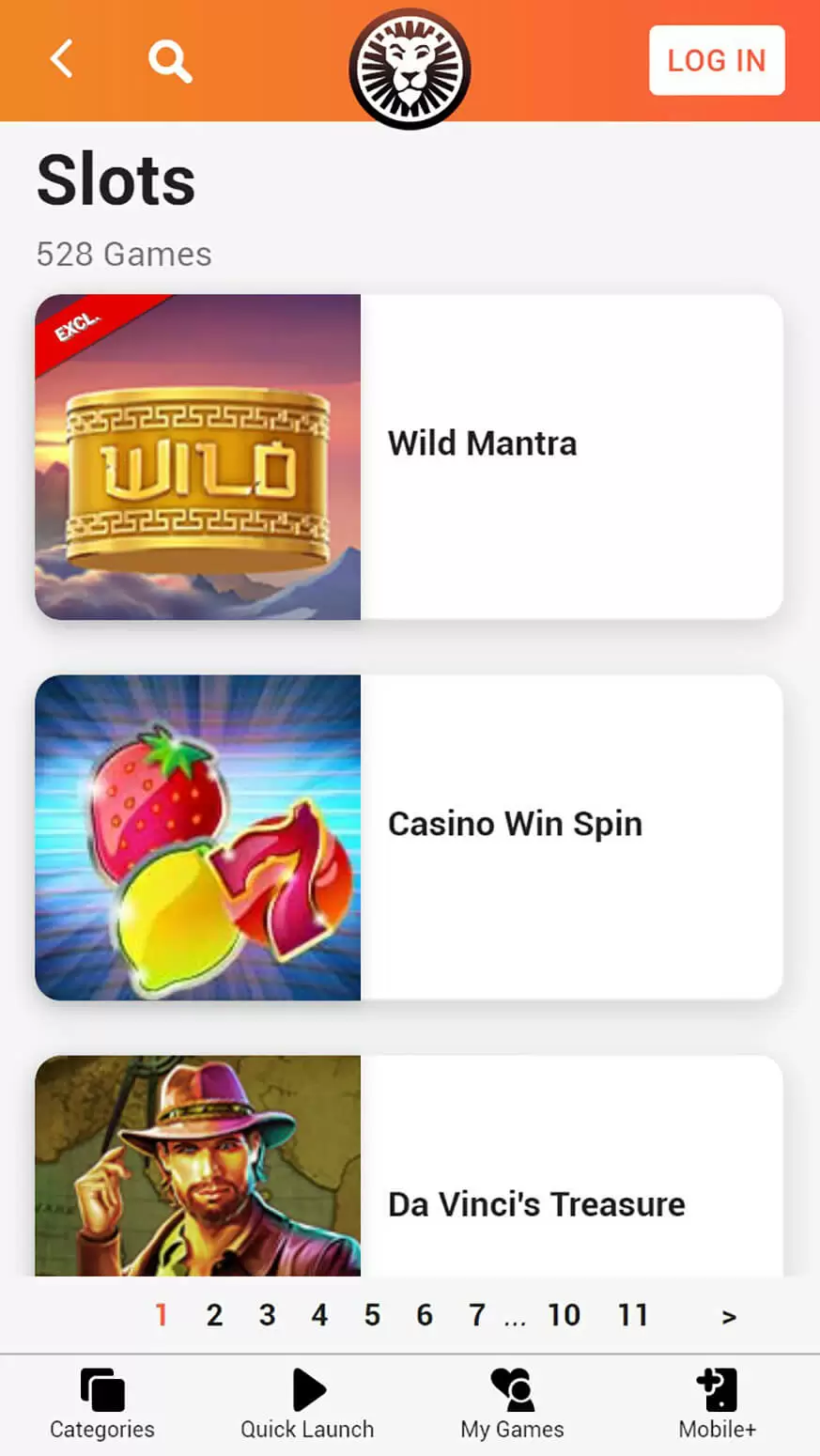 mobile app