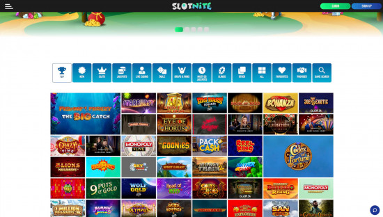 Slotnite desktop screenshot-2