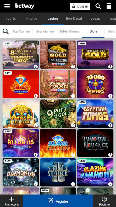 Betway Casino mobile app