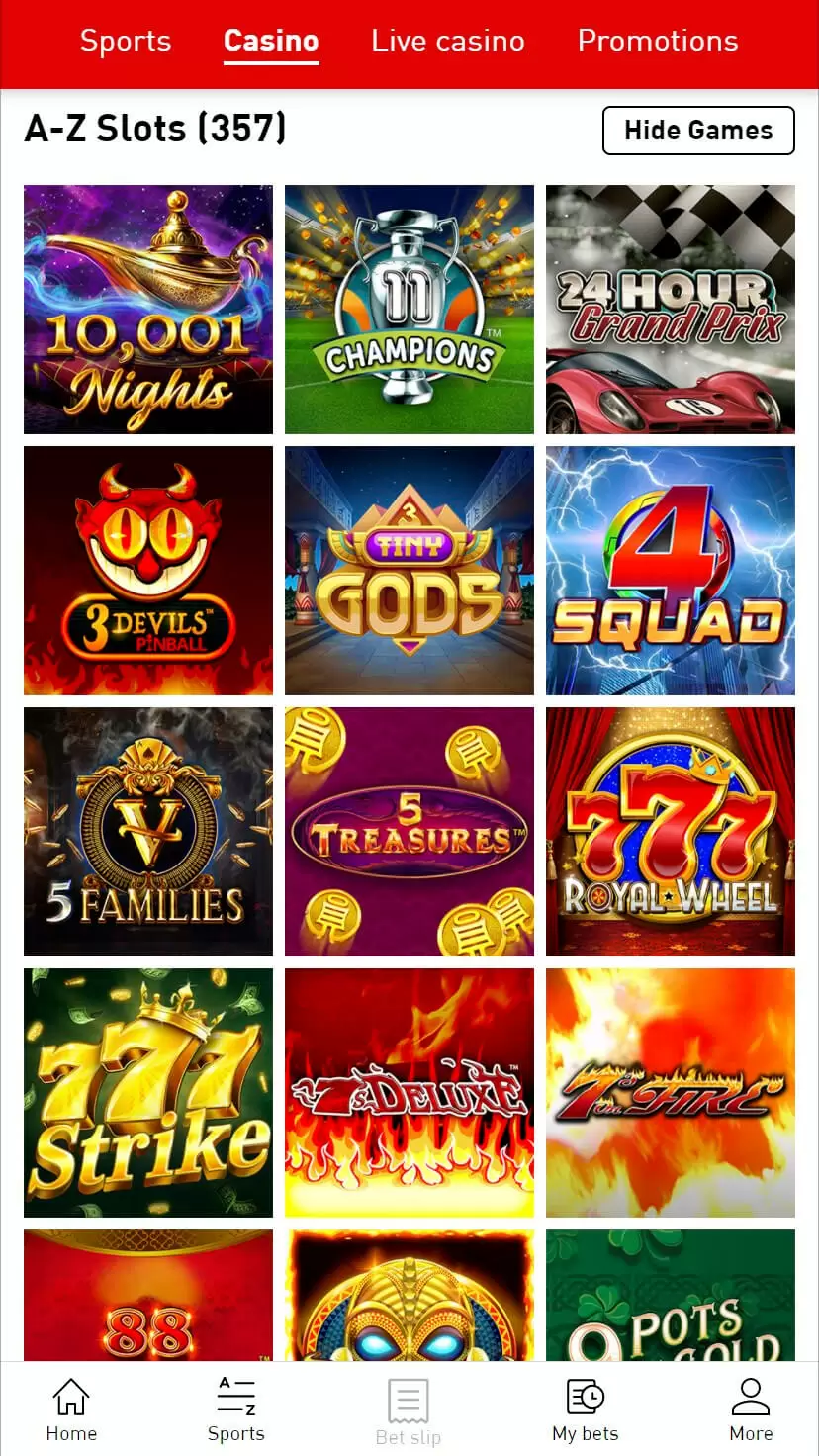 mobile app