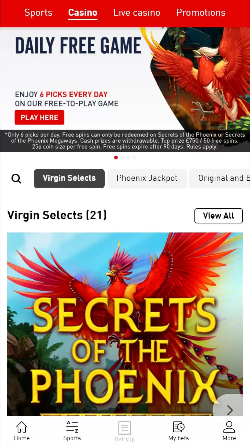 mobile app