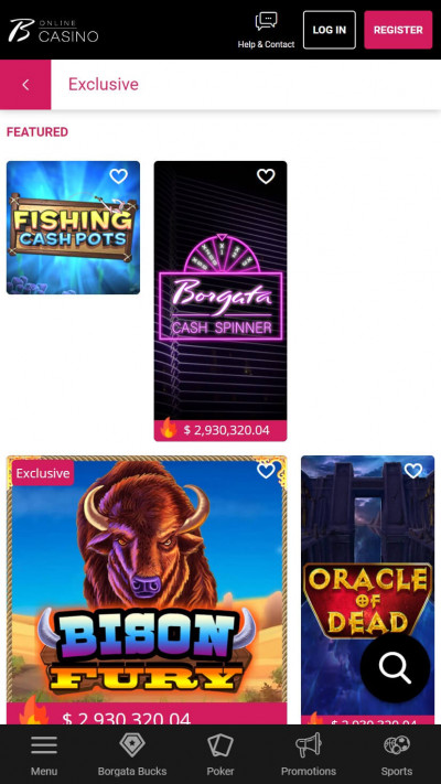 Borgata Casino mobile app screenshot-1
