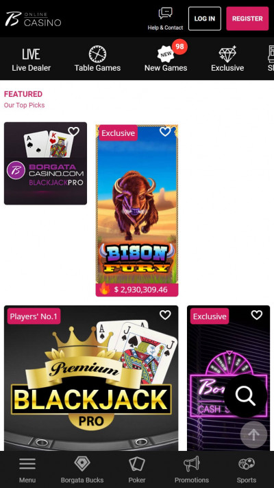 Borgata Casino mobile app screenshot-2