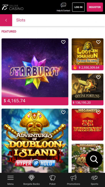 Borgata Casino mobile app screenshot-3
