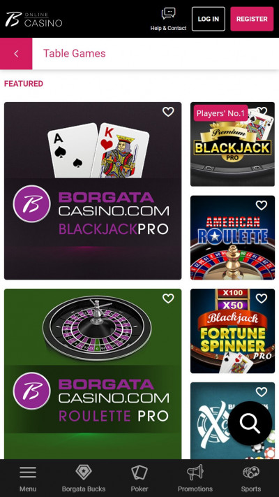 Borgata Casino mobile app