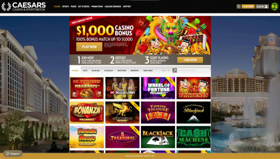 Caesars desktop screenshot-2