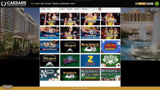 Caesars desktop screenshot-3
