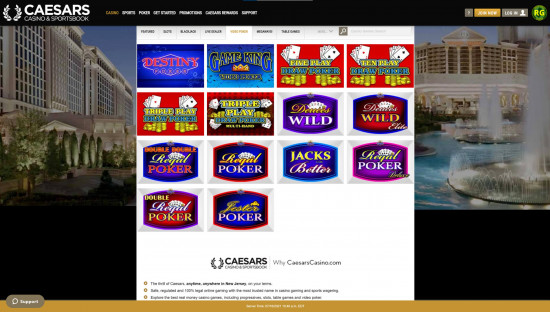 Caesars desktop screenshot-4