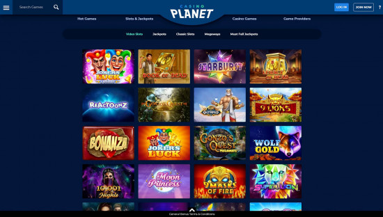 Casino Planet desktop screenshot-3