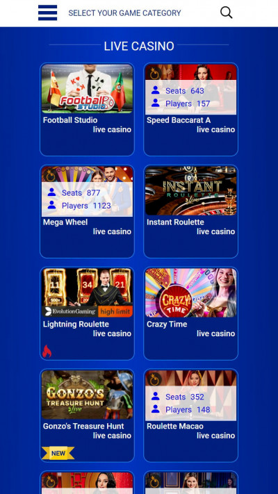All British Casino mobile app