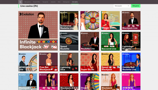10bet Casino desktop screenshot-5