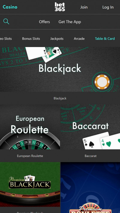 Bet365 Casino mobile app