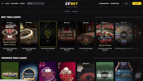 LV Bet Casino desktop screenshot-5