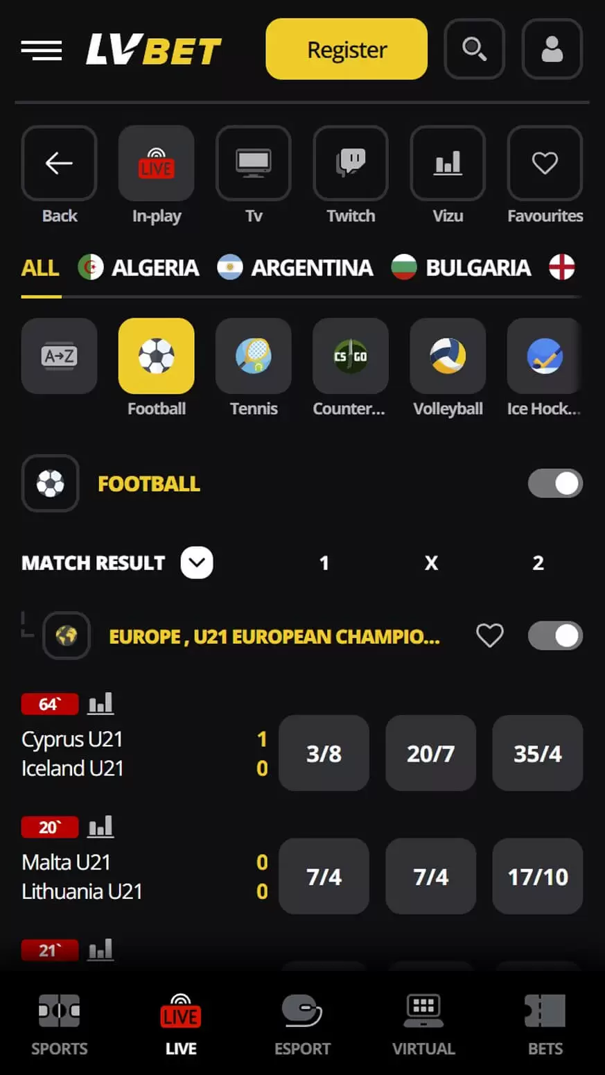 mobile app