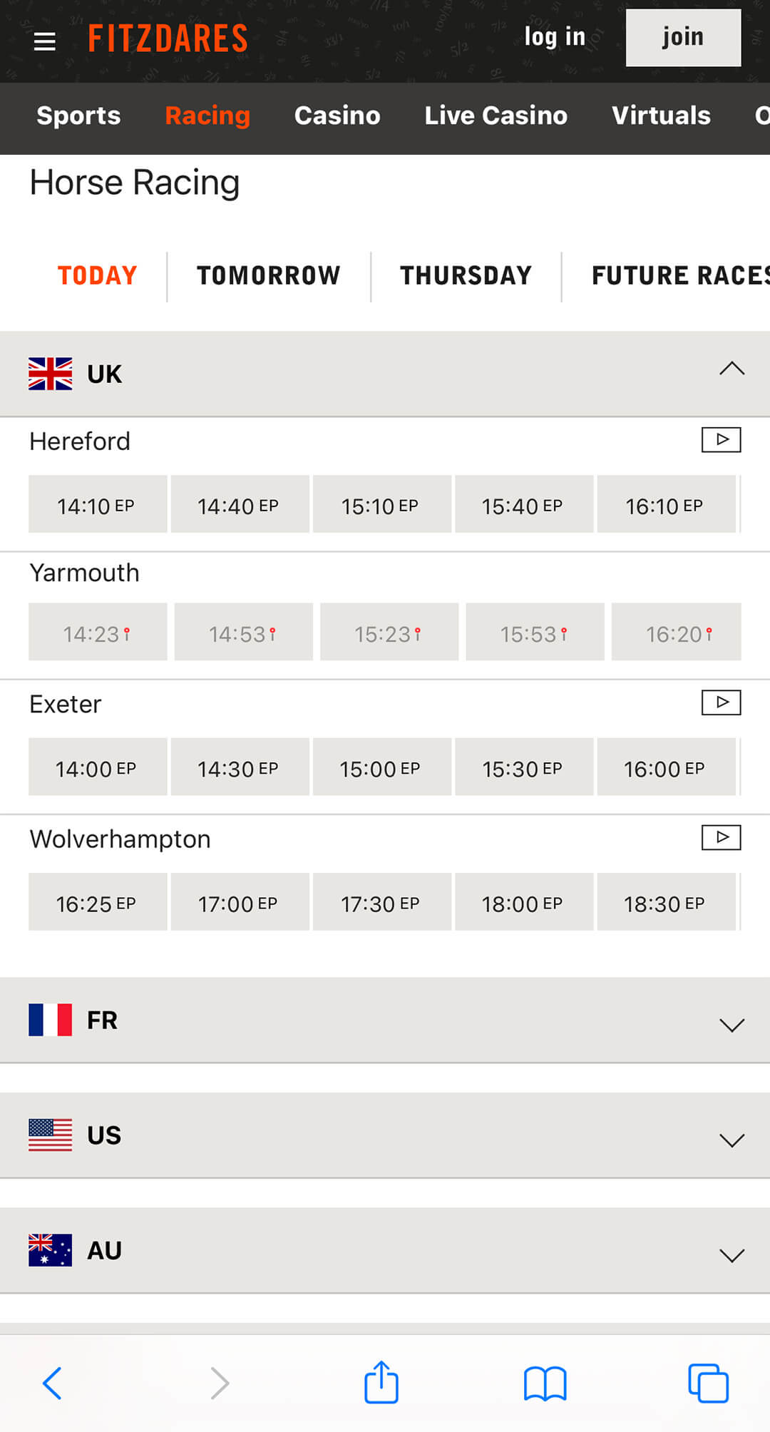 mobile app
